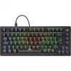 Sharkoon SGK25 klaviatūra USB QWERTZ vokiška juoda 75% RGB LED