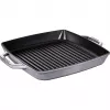 Grilių keptuvė Staub 40511-785-0 33 cm indukcinė grafito pilka