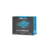 Išorinis dėklas HDD/SSD NATEC Rhino GO 2,5 colio — USB 3.0, SATA III, iki 4 TB, 9,5 mm, aliuminis, mėlynas