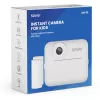 Momentinė spausdinimo kamera SAVIO AN-01 vaikams, balta, 2,4 colio LCD, MicroSDHC iki 32 GB, USB-C, 1200 mAh baterija