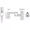 Wentronic Goobay telefono laidas TAE-F (kištukas) – RJ-45 (kištukas) 15 m juodas (51236)