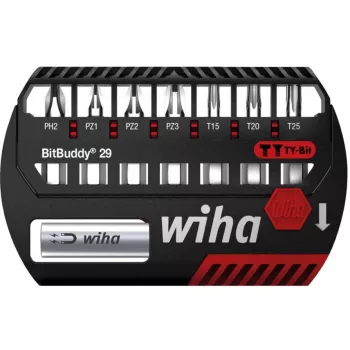 WIHA 42137 – Bitų rinkinys BitBuddy, 8 dalių mišrus, 29 mm, TY-Bit (42137)