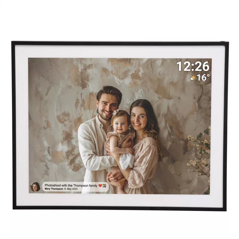 Denver FRAMEO 19 32GB juodas skaitmeninis nuotraukų rėmelis