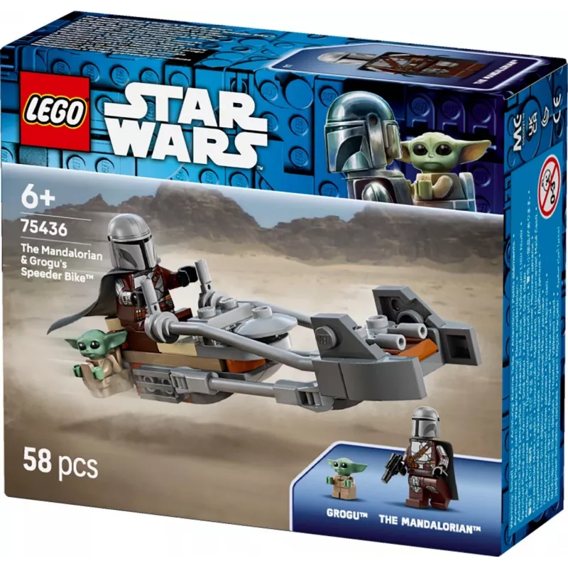 LEGO STAR WARS 75436 Mandaloriečio ir Grogaus greitaeigis motociklas