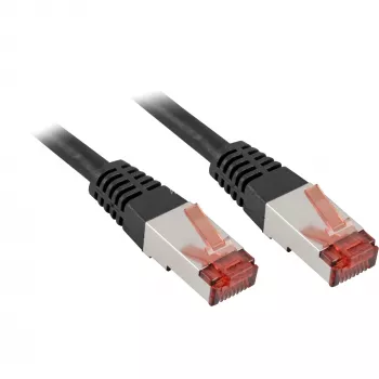 Goobay 3m CAT 6 jungiamasis laidas, S/FTP (PiMF), juodas