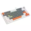 Gaming klaviatūra Savio ASTRAL WHITE JADE 3 COLOURS USB QWERTY US International
