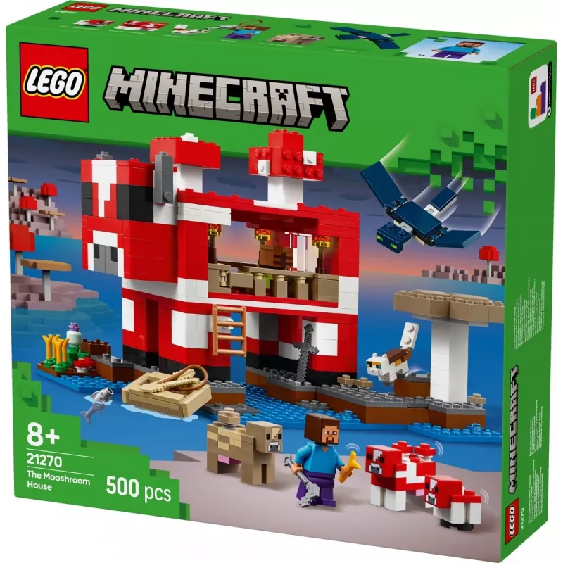 LEGO MINECRAFT 21270 Mooshroom namas