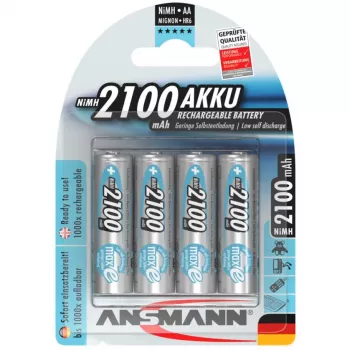 Ansmann maxE įkraunama NiMH baterija Mignon AA 2100 mAh 4 vnt. 5035052