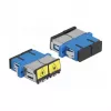 Optiminis skaidulų mova DeLOCK 86893 SC Duplex moteriška į SC Duplex moteriška mėlyna