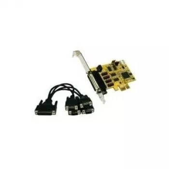 PCIe sąsajos kortelė EXSYS EX-44044-2 – 4 RS-232 prievadai su Octopus laidu