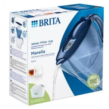 BRITA Marella vandens filtro ąsotis 2,4 l, mėlynas, su MAXTRA PRO keičiama kasetė