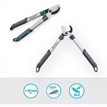 Gardena genėjimo žirklės EasyCut S pilkai/turquoise 50cm (12030-88)