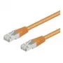 Wentronic Goobay CAT 5e Patch Laidas, F/UTP, Oranžinis, 10 m - CCA Vario Mišinys (93458)