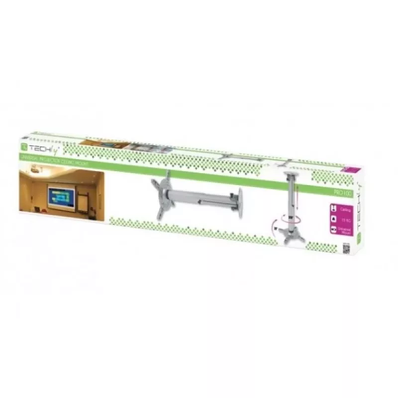 TV lubų laikiklis Techly ICA-PM-104XL sidabrinis