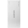 CANYON PB-108 10000 mAh balta nešiojama baterija