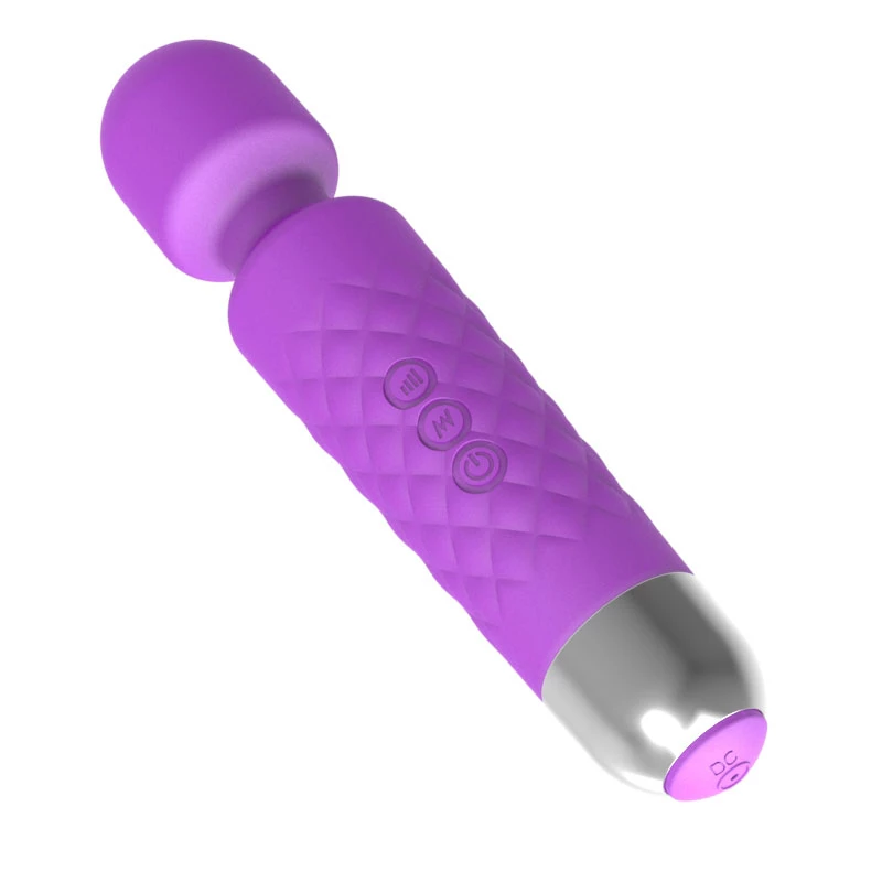 Erolab Wand-M Purple – belaidis, įkraunamas klitorinis masažuoklis, vandeniui atsparus