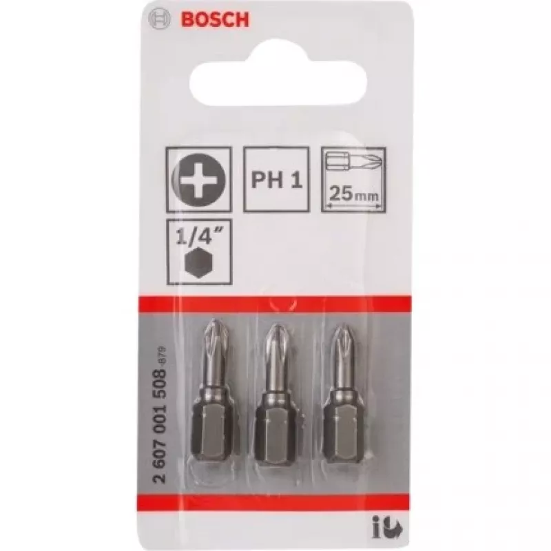 Bosch 2 607 001 508 antgalis atsuktuvui 3 vnt