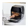 Karšto oro gruzdintuvė Black & Decker BXAFO1200E — 12 L, 1700 W, jutiklinis valdymas, 40–200 °C, rotiseris, kepimas ir gruzdinimas