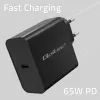 QOLTEC Super Quick PD 65W USB‑C greitasis įkroviklis, 1x USB‑C, 65 W