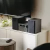 Mini Hi-Fi stereo sistema Adler AD 1917 – Bluetooth 5.3, CD/USB/MP3, 2×25 W RMS, FM imtuvas, 4 juostų ekvalaizeris, AUX, juoda