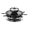 Unold 48726 raclette grilis 8 asmenims 1300 W Juodas, Nerūdijantis plienas
