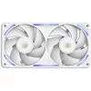 NZXT F280X RGB 140 mm ARGB korpuso ventiliatoriai – balti, 2 vnt. pakuotė