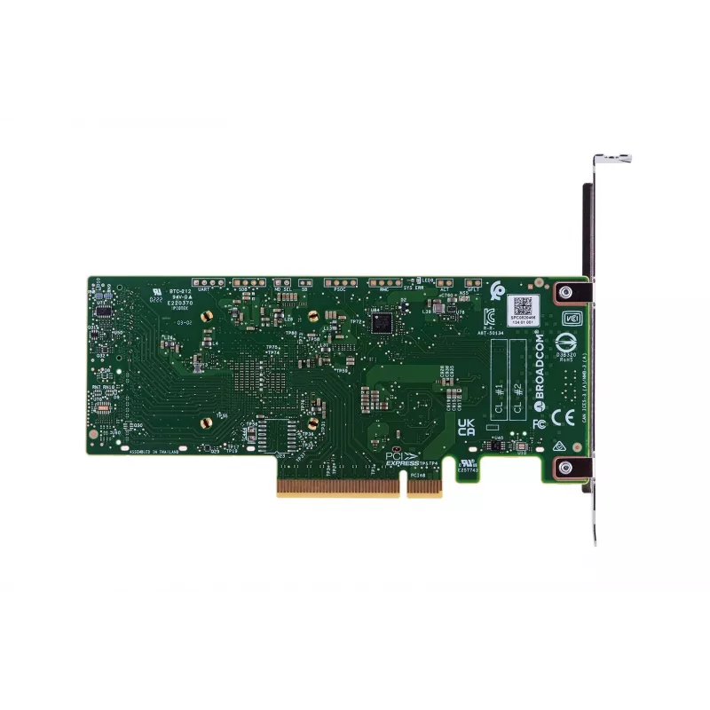 Vidinis HBA adapteris Broadcom 9500-8i — PCIe SAS/SATA 12 Gbit/s, NVMe, pilno aukščio/žemo profilio