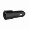 Automobilinis įkroviklis Gembird TA-UC-AC2PDQC38-CAR-01, USB-C, 38W, 12–24V, juodas