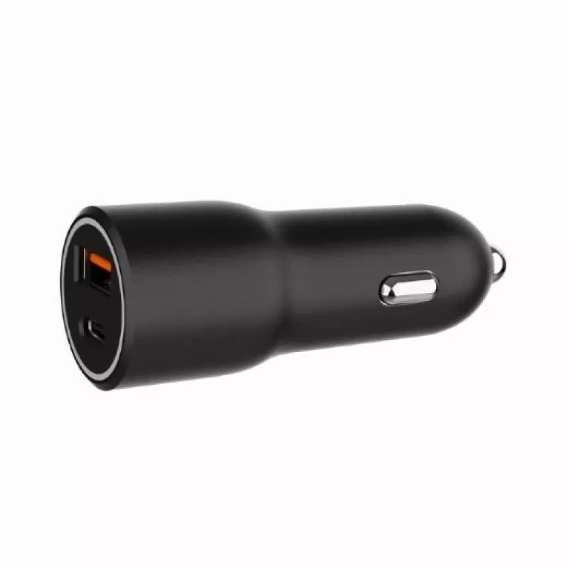 Automobilinis įkroviklis Gembird TA-UC-AC2PDQC38-CAR-01, USB-C, 38W, 12–24V, juodas