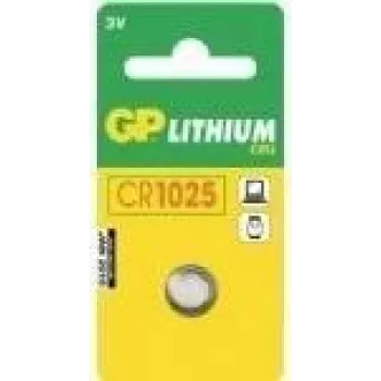 GP CR1025 ličio jonų monetinė baterija 30 mAh, skirta fotoaparatams