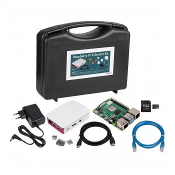 RASPBERRY Pi 3B+ 1GB pilnas rinkinys su 32GB SD kortele, dėklu ir priedais (RPI3B+-FULL-KIT)