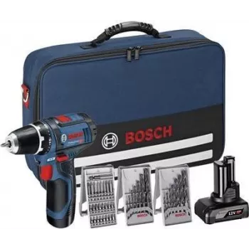 Bosch 0615990HV1 Gręžtuvas su besirakčiu griebtuvu, juodas/mėlynas/raudonas