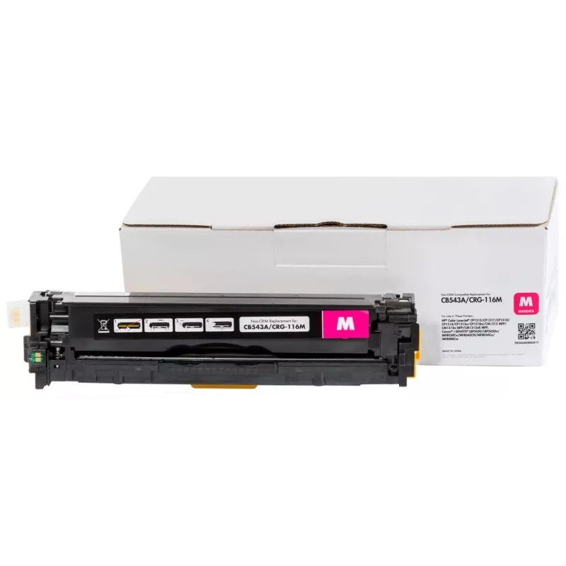 Suderinamas statinės kontrolės Hewlett-Packard CB543A/CE323A/CF213A/ Canon CRG716, rausvai raudona, 1800 p. IP Sa