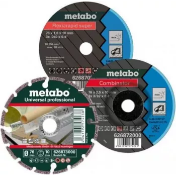 Pjovimo diskų rinkinys Metabo 626879000 – 3 vnt., 76 mm skersmuo