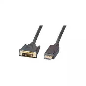 EFB-Elektronik DisplayPort / DVI 24+1 laidas, St-St, 1m, juodas (K5564SW.1V2)