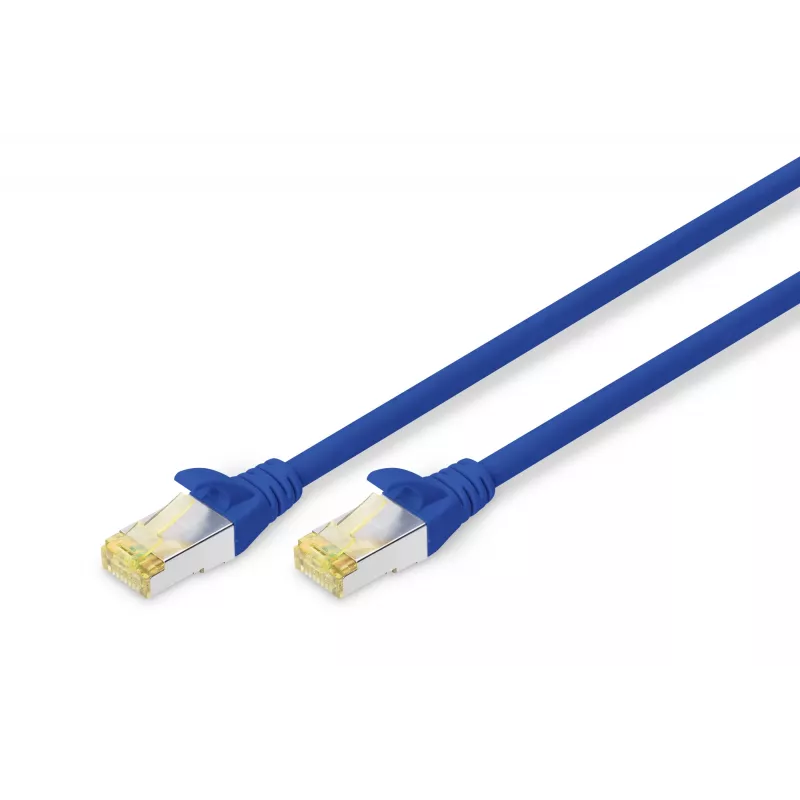 DIGITUS CAT6A S-FTP jungiamasis kabelis LSZH AWG 26/7, 0,25 m, mėlynas