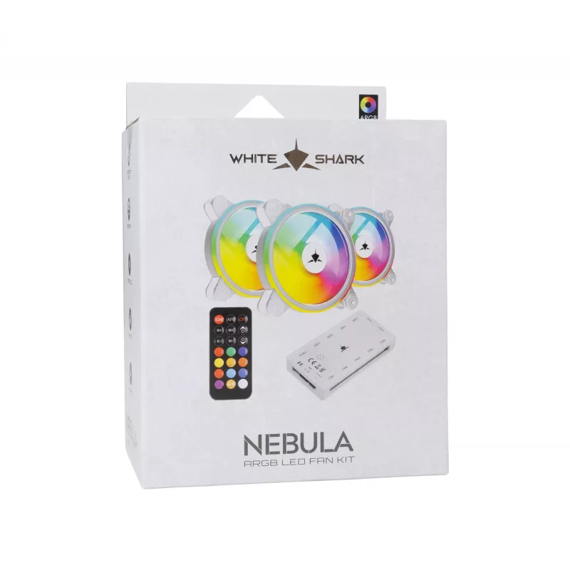 ARGB apšvietimo rinkinys White Shark Nebula-2 5V RGB (NEBULA-2-W)
