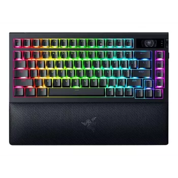 Mechaninė žaidimų klaviatūra Razer BlackWidow V4 Pro 75% belaidė, 4000 Hz, Orange Tactile