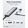 Goobay Slim 4 prievadų USB-Hub USB-C į USB-A 5 Gbit/s USB 3.2 (76563)