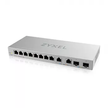 Zyxel XGS1210-12-ZZ0102F tinklo jungiklis valdomas Gigabit Ethernet (10/100/1000) pilka