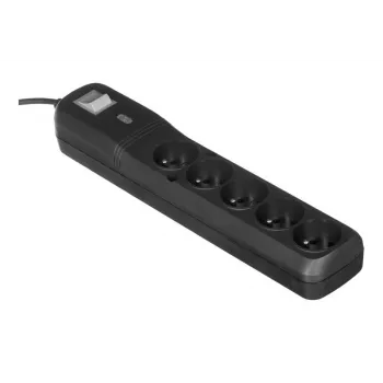 Lestar 5w Lv-530wa apsauginis filtras nuo viršįtampių, 2,5 m, juodas Lv-530w G-a K. Cz 2,5m