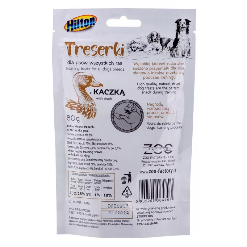 Šunų dresūros skanėstai Hilton Treaning Treats Antiena 80 g