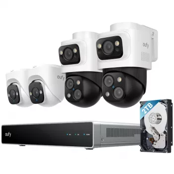 EUFY NVR apsaugos sistema S4 Bullet-PTZ+ Turret kamera (E8E00325)
