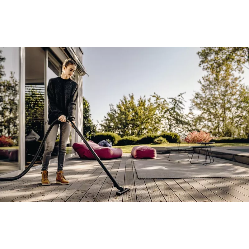 Šlapio ir sauso siurblys Karcher WD 4 S V-20/5/22 — 20 L nerūdijančio plieno bakas, 5 m žarna, 1000 W