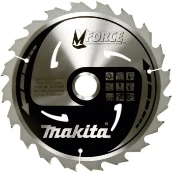 Makita M-Force pjūklo diskas medienai 165 mm 24 dantys (B-32007)