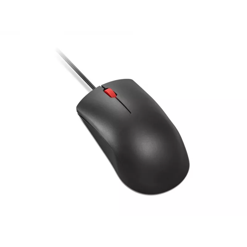 Laidinė USB-A pelė Lenovo 120 – Juoda, ambidekstrinė, 1600 DPI, 3 mygtukai, 1,5 m laidas