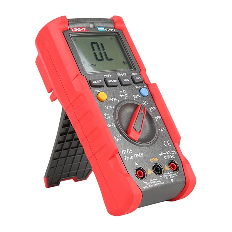 Skaitmeninis multimetras UNI-T UT191T True RMS, iki 1000V ir 10A