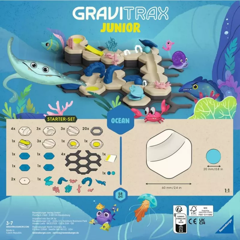 Rutuliukų trasa Ravensburger GraviTrax Junior Starter Set S Desert track 24585
