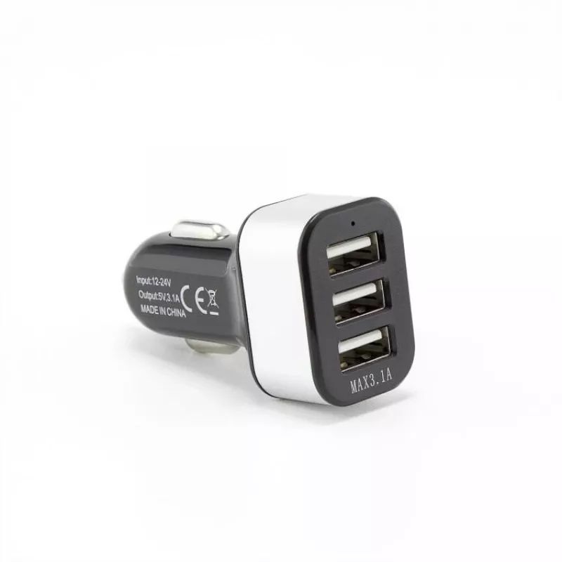 Sbox automobilinis įkroviklis CC-331B 3.1A juodas/pilkas