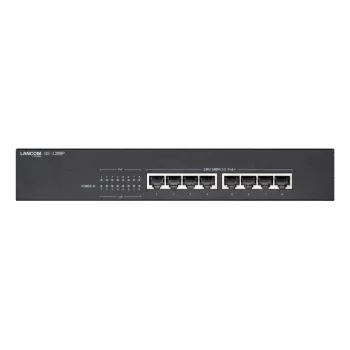 Lancom GS-1208P, nevaldomas, Gigabit Ethernet (10/100/1000), maitinimas per Ethernet (PoE), montavimas į stelažą, 1U